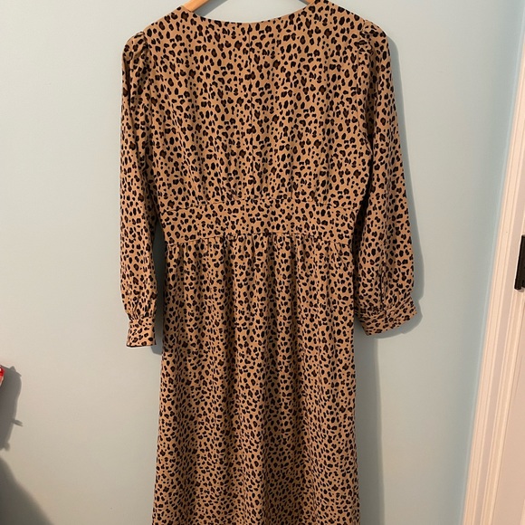 Jcrew midi cheetah print dress - Picture 6 of 6